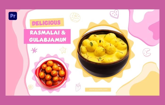 Indian Sweet Food Slideshow Premiere Pro Template