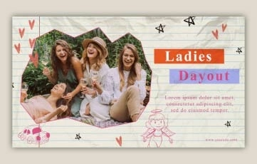 Girls Get Together After Effects Slideshow Template