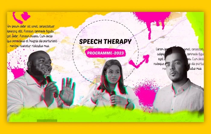 Speech Therapy Slideshow After Effects Template