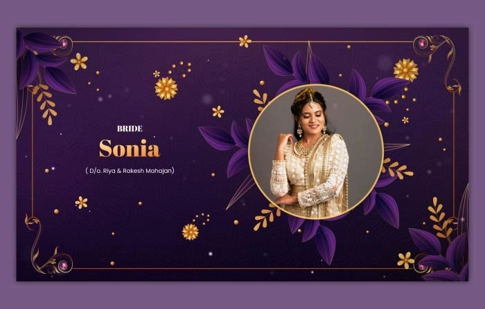 Royal Wedding Invitation Slideshow After Effects Template