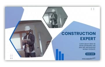 Construction Company Slideshow After Effects Template