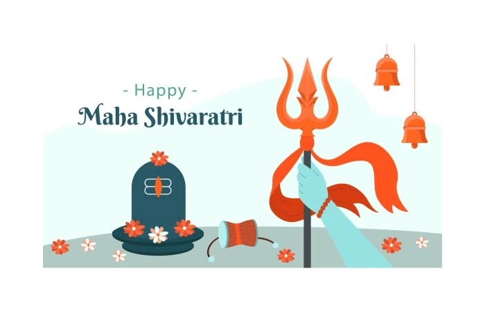 Illustration Of Mahadeva Mahashiv Ratri Wishes Holy Hindu Festival image