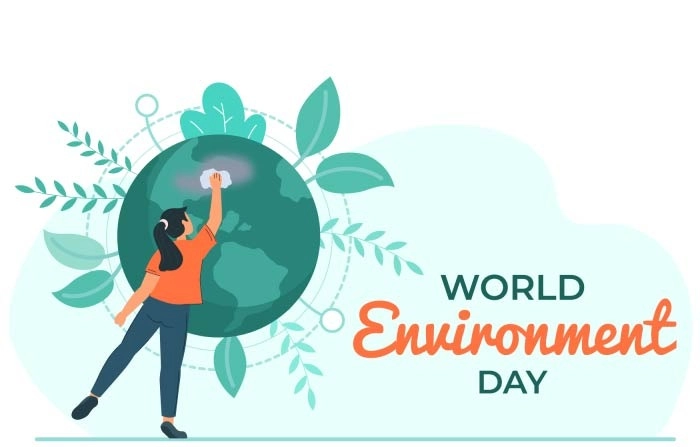Save The Earth And World Environment Day Illustration Premium Vector image