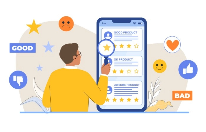 Best Vector Illustration Of Customer Review image