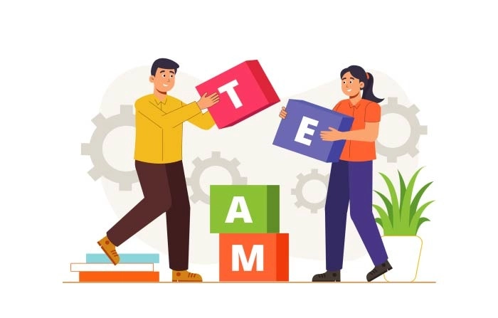 Teamwork Illustration Vector image