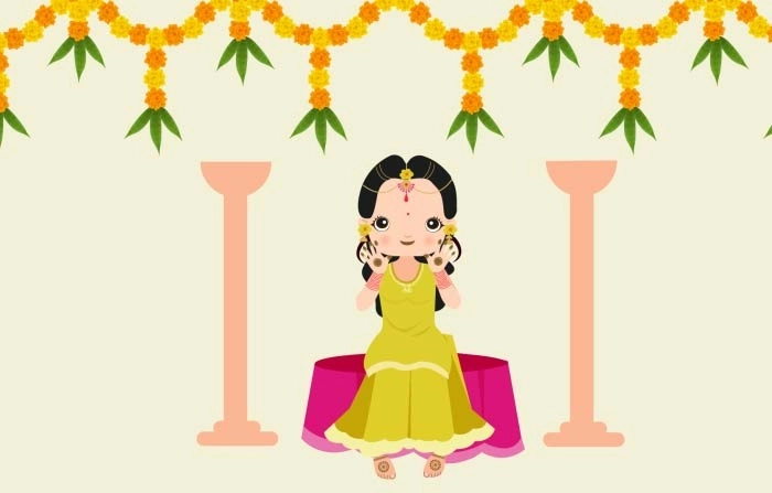 Get The Creative 2D Character Wedding Characters Illustration image