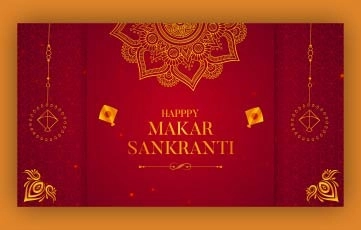 Makar Sankranti Wishes Slideshow After Effects Template