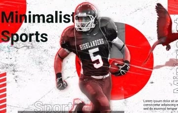 Minimalist Sports Slideshow After Effects Template