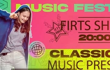 Music Festival Slideshow After Effects Template