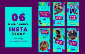 Flyer Carnival Instagram Story After Effects Template