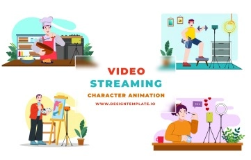 Video Streaming After Effects Template