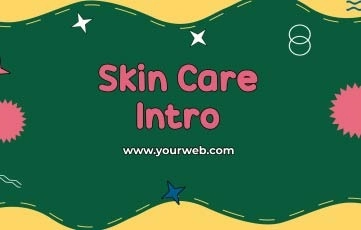 Skincare Intro After Effects Template