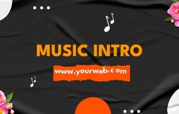 Music Intro After Effects Template