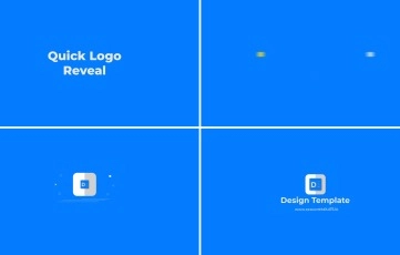 Quick Logo Reveal 03 After Effects Template
