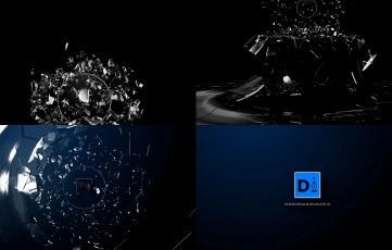 Glass Logo Reveal 05 After Effects Template