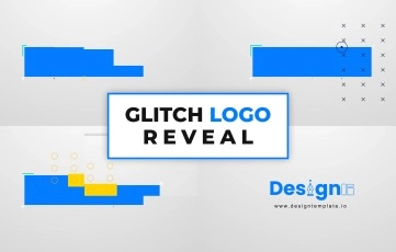 Glitch Logo Reveal 08 After Effects Template