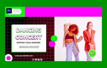 Concert And Dance Slideshow Premiere Pro Template