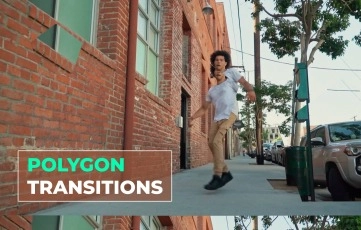 Polygon Transitions Pack After Effects Template