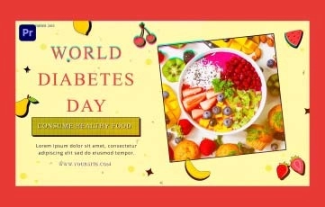World Diabetes Day Slideshow Premiere Pro Template