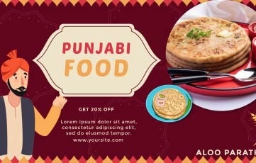 Punjabi Food After Effects Slideshow Template