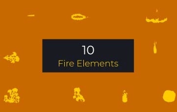 After Effects Template Fire Elements