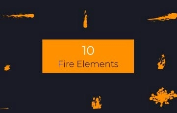 Fire Elements After Effects Template