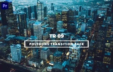 Polygons Transition Pack Premiere Pro Template