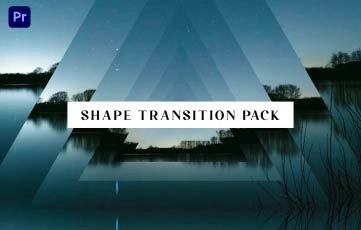 Night Effect Shape Transition Pack Premiere Pro Template
