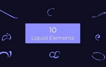 Liquid Elements After Effects Template