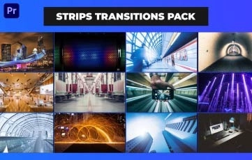 Strips Transitions Pack Premiere Pro Template