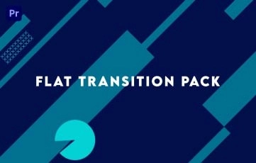 Flat Transition Pack Premiere Pro Template