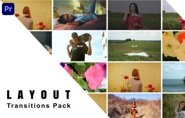 New Layout Transition Pack Premiere Pro Template
