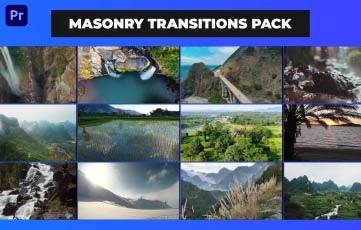 Latest Masonry Transition Pack Premiere Pro Template