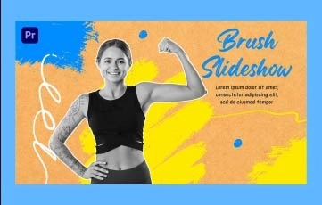 Brush Slideshow Premium Pr Templates Designs