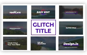 Abstract Title Templates For Professional Video Projects