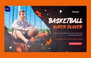 Basketball Slideshow Premiere Pro Templates