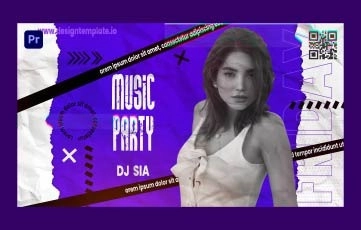 Party Hard Music Night Premiere Pro Slideshow