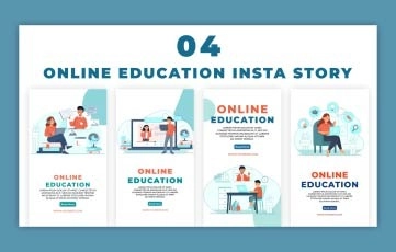 Online Education Instagram Story Premiere Pro Template