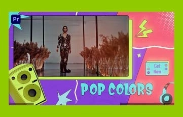 New Best Pop Color Slideshow Premiere Pro Template