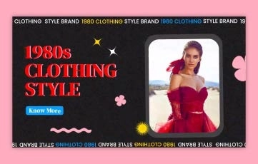 1980s Clothing Intro Premiere Pro Template