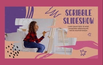 Scribble Slideshow Premiere Pro Template