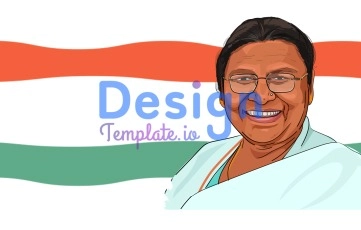 Droupadi Murmu Politicians Portrait Animation Scene