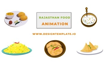 Rajasthan Food Animation Scene