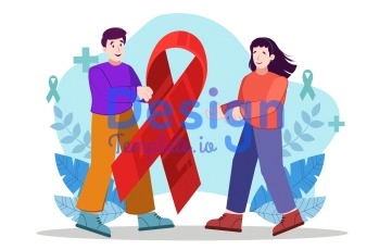 World AIDS Day Animation Scene