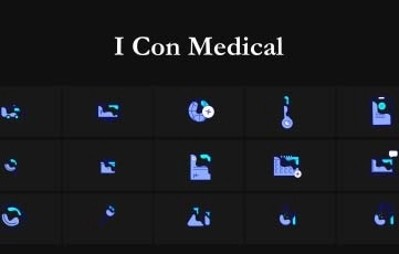Vector Medical Icons Premiere Pro Template