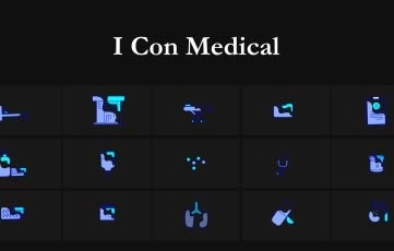 Medical Animated Icons for Premiere Pro Template
