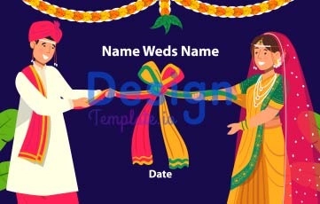 Wedding Set Character Animation Scene