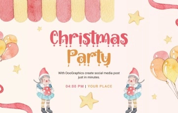 Christmas Party Invitation After Effect Templates