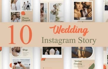 Wedding Invitation Instagram Story After Effects Template