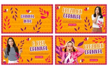 Free Carnival Theme Intro After Effects Templates